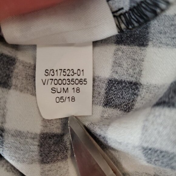 Banana‎ Republic Skirt Womens 6 Black Gingham Check Ruffle Flounce - Picture 5 of 11